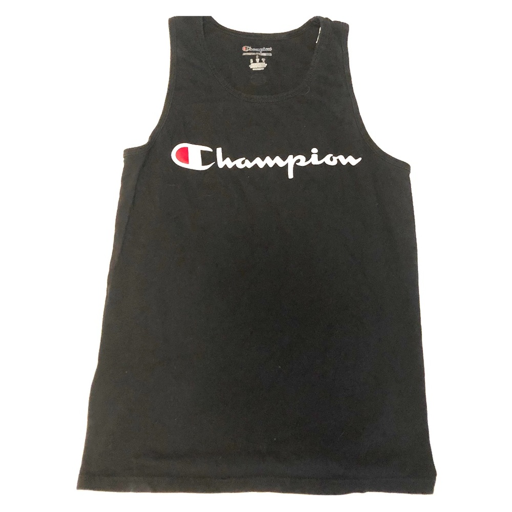 Black Champion Tank Top